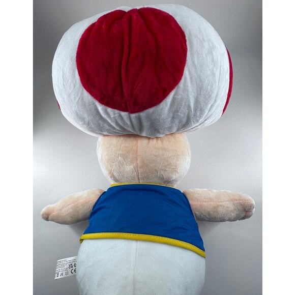 24" Stuffed Super Mario 24"Stuffed Super Mario Toad - Picture 4 of 12